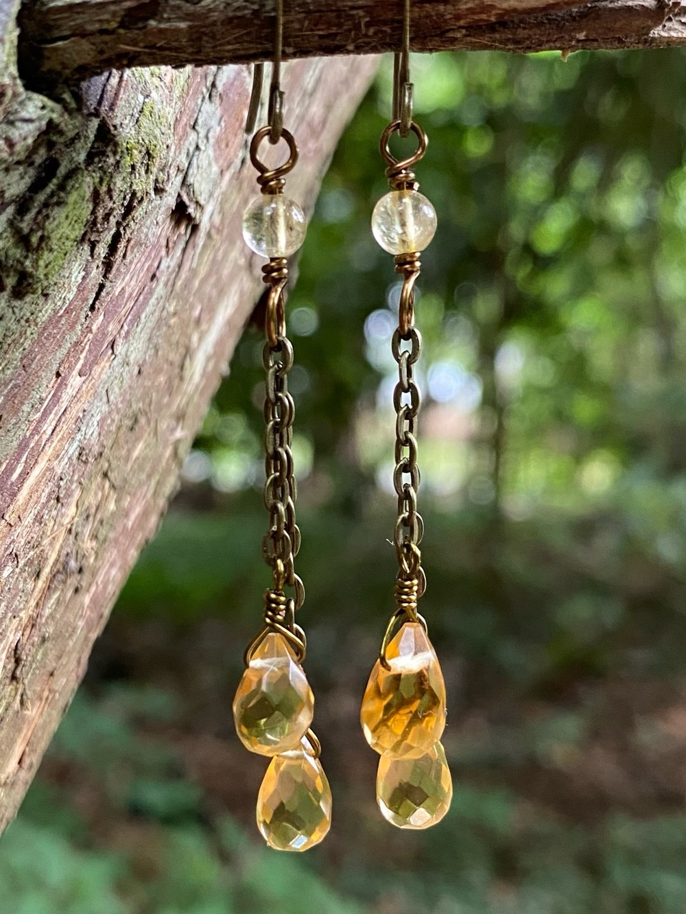 Citrine Dangle Earrings
